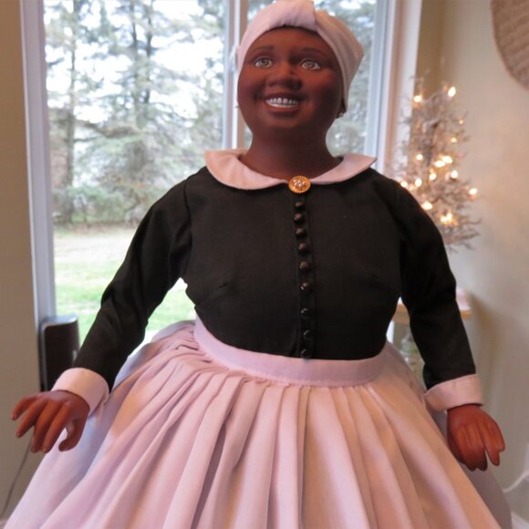 NIB Franklin Mint 1989 Hattie McDaniel Mammy Gone With The Wind Porcelain Doll - Picture 9 of 13